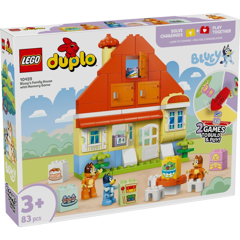 Конструктор LEGO DUPLO Bluey Родинний дім Блуї із грою на запам'ятовування (10459) - зображення 1