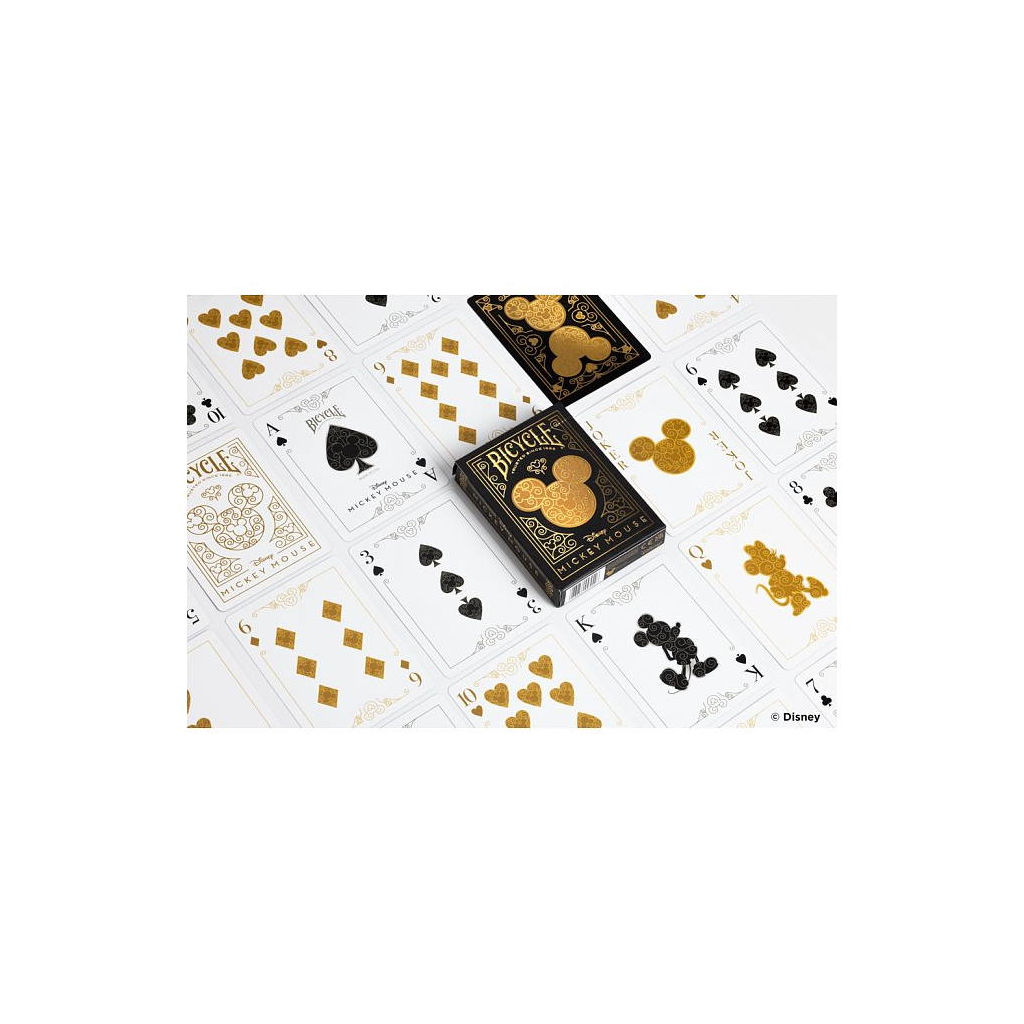 Гральні карти Bicycle Disney Mickey Mouse inspired Black and Gold (ВР_КИБДММБГ) - зображення 4