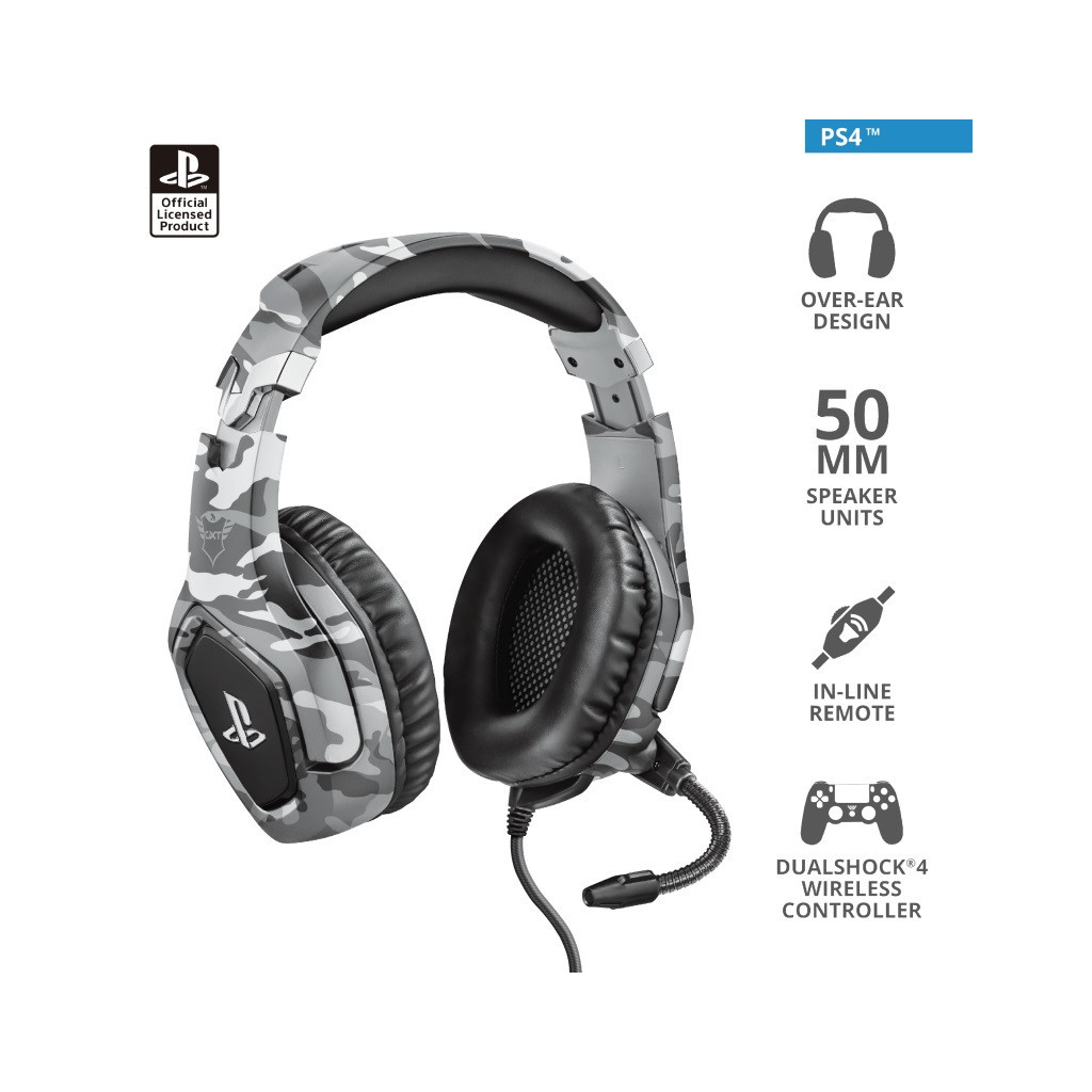 Навушники Trust GXT 488 Forze-G for PS4 Grey (23531) - зображення 12