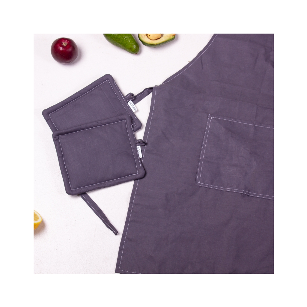 Фартух MirSon Набір 16-5803 Geronimo бязь дві прихватки + дві рукавички-прихватки + фартух (2200006752608) - picture 4