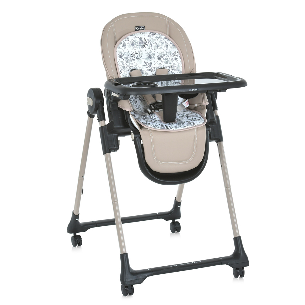 Стілець для годування El Camino ME 1037-B beige Crystal (ME 1037-B beige) - зображення 1