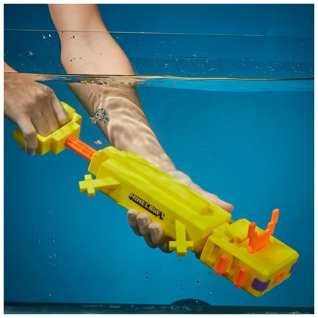 Іграшкова зброя Hasbro Nerf Super Soaker Minecraft Axolotl (F7601) - зображення 6
