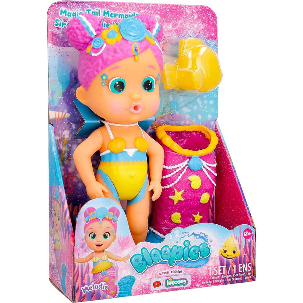 Лялька Bloopies серії Чарівний хвіст W2 – Русалонька Мелоді (908710) - зображення 6