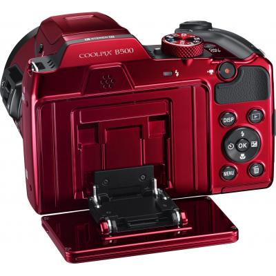 Цифровий фотоапарат Nikon Coolpix B500 Red (VNA953E1) - зображення 5