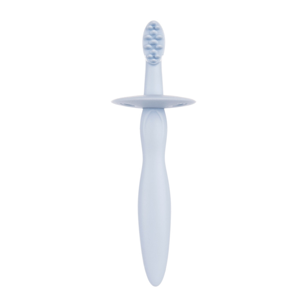 Дитяча зубна щітка Canpol babies з обмежувачем - блакитна (51/500_blu) - изображение 4