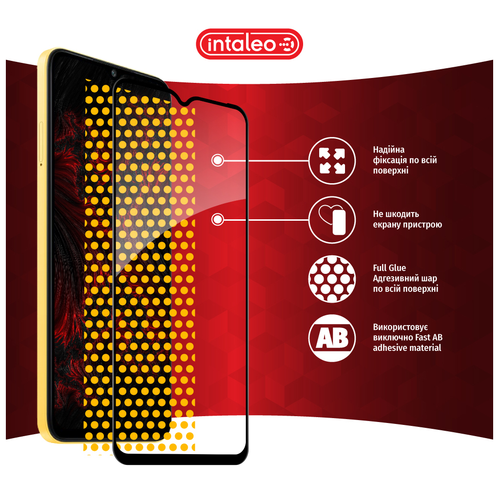 Скло захисне Intaleo Full Glue Xiaomi Poco M5 Black (1283126545092) - зображення 7