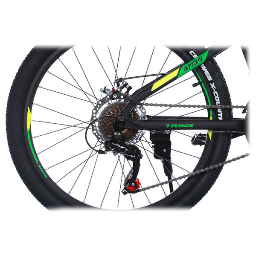 Велосипед Trinx Majestic M134 2019 24" 12.5" Matt-Black-Yellow-Green (M134MBYG) - зображення 3