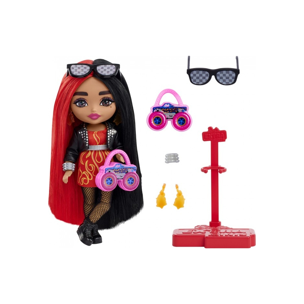 Лялька Barbie Extra Mini леді-рокстар (HKP88) - зображення 2