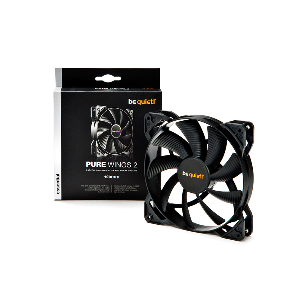 Кулер до корпусу Be quiet! Pure Wings 2 120mm PWM (BL039) - зображення 3