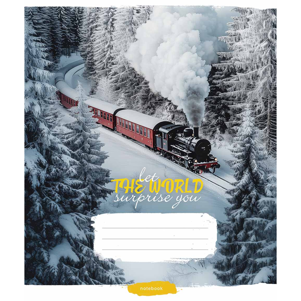 Зошит Школярик Let the world surprise you 60 аркушів лінія (060-3548L) - зображення 3