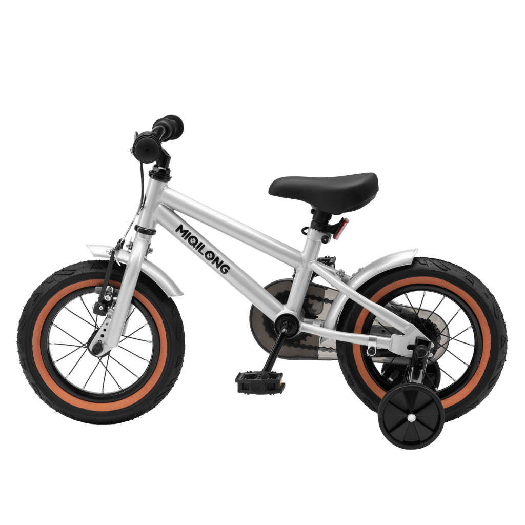 Дитячий велосипед Miqilong ST 12" сріблий (RBB-ST12-SILVER) - зображення 3