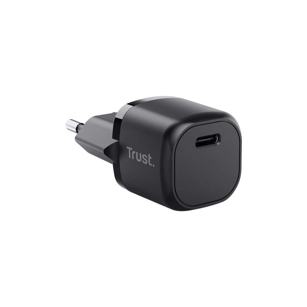 Зарядний пристрій Trust Maxo 20W USB-C PD black (25174_TRUST) - зображення 2