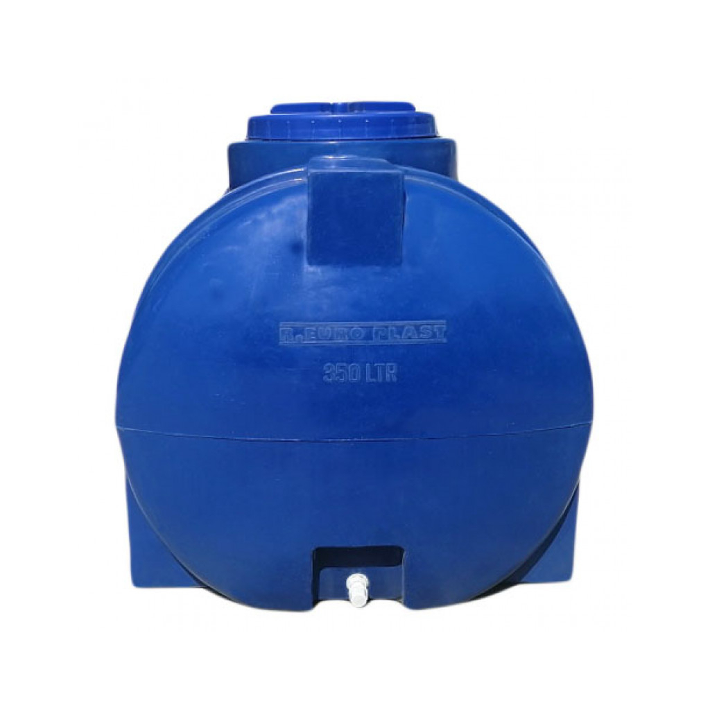 Ємність для води Рото Європласт горизонтальна харчова 350 л синя (38) - зображення 2