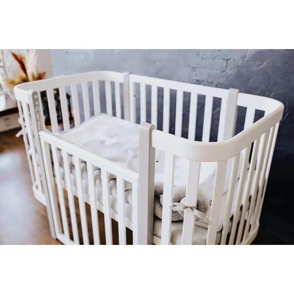 Ліжечко Angelo Magic біле (біло-сіре) 120х60 (12001) - зображення 5