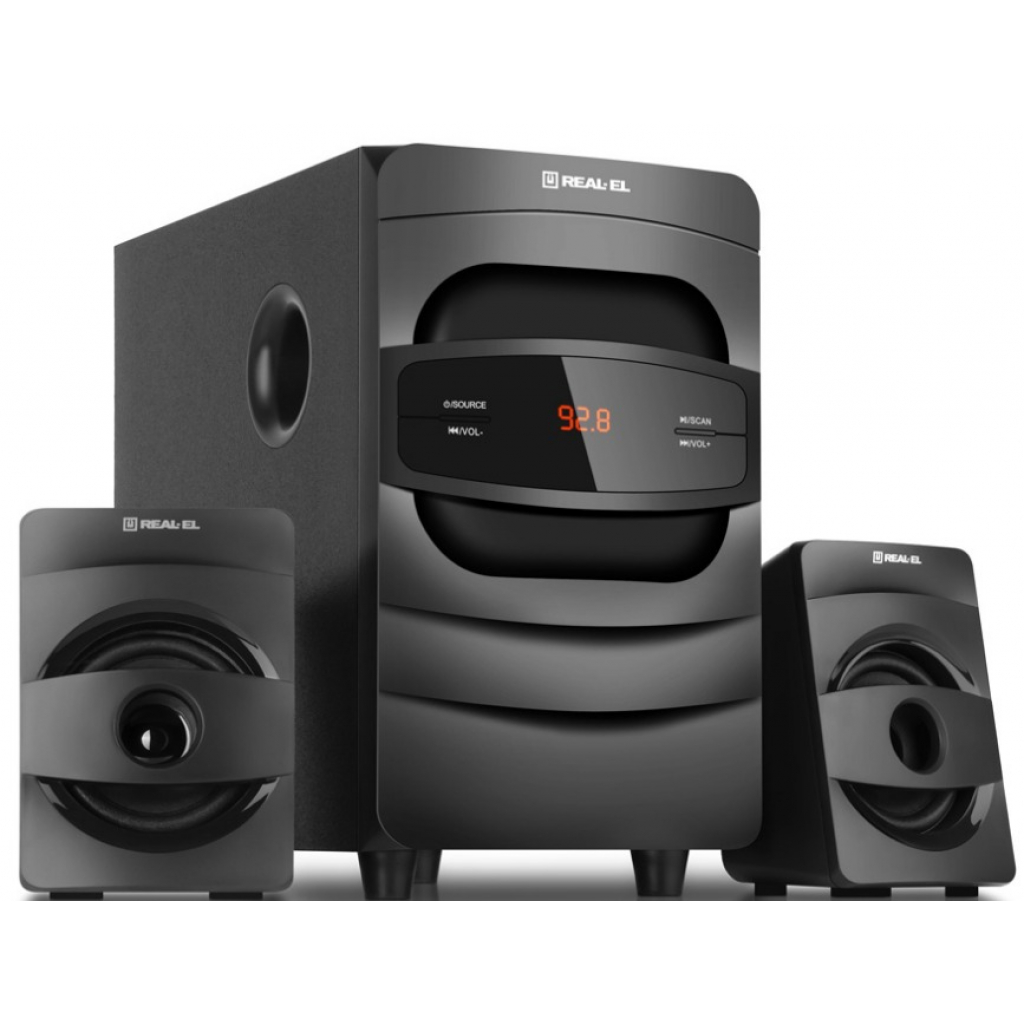 Акустична система REAL-EL M-390 Black - зображення 3