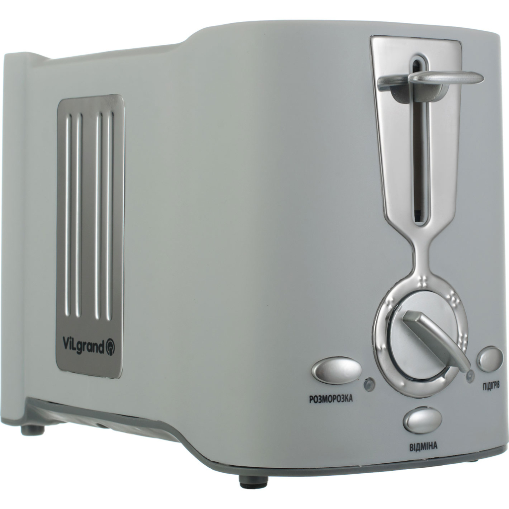 Тостер Vilgrand VT 0929H grey - зображення 3