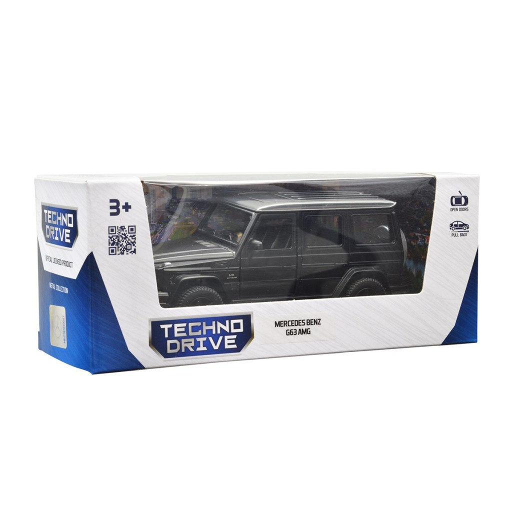 Машина TechnoDrive Mercedes Benz G63 AMG чорний (250347U) - зображення 3