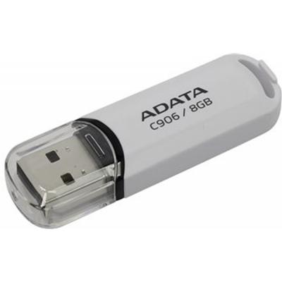 USB флеш накопичувач ADATA 8GB C906 White USB 2.0 (AC906-8G-RWH) - зображення 2