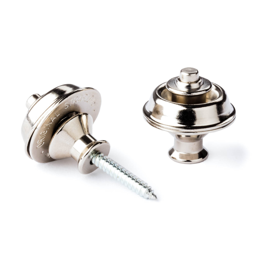 Стреплок для ременя Jim Dunlop Straplok Strap Retainers Dual Design - Nickel (SLS1031N) - зображення 1