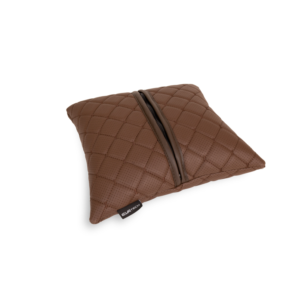 Подушка EVAtech ECO 30x30 см коричнева з коричневою ниткою (SPSCSZZ) - зображення 5