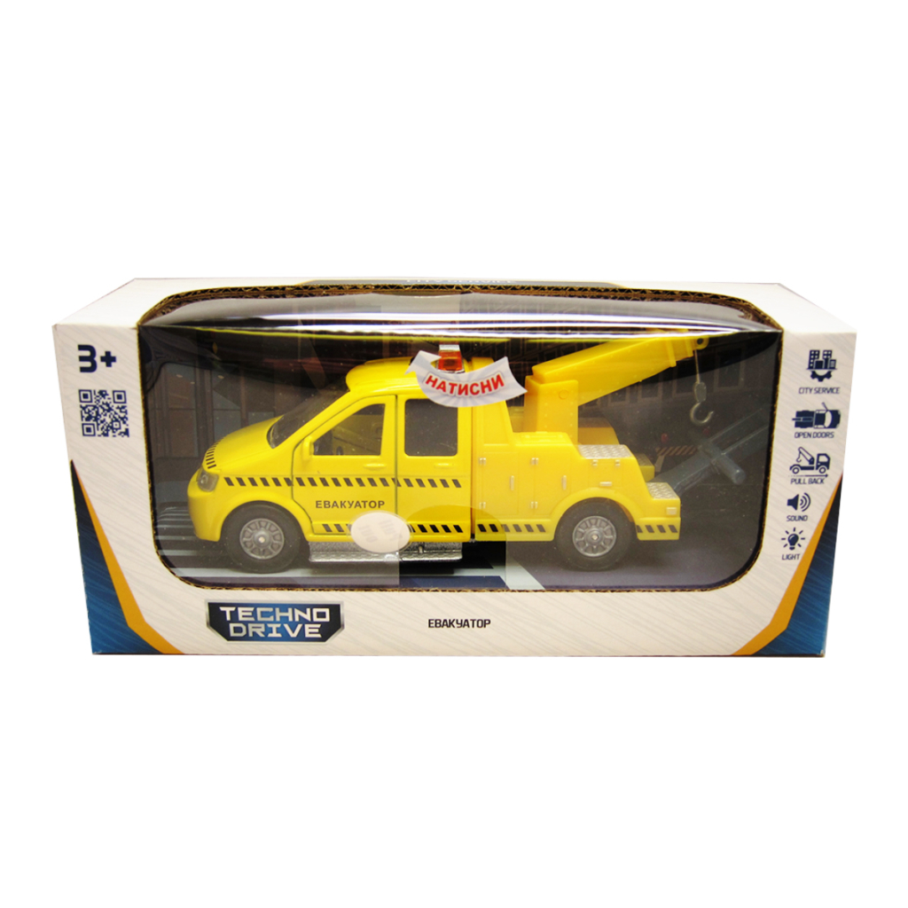 Спецтехніка TechnoDrive Евакуатор зі світловими та звуковими ефектами (510651.270) - изображение 2