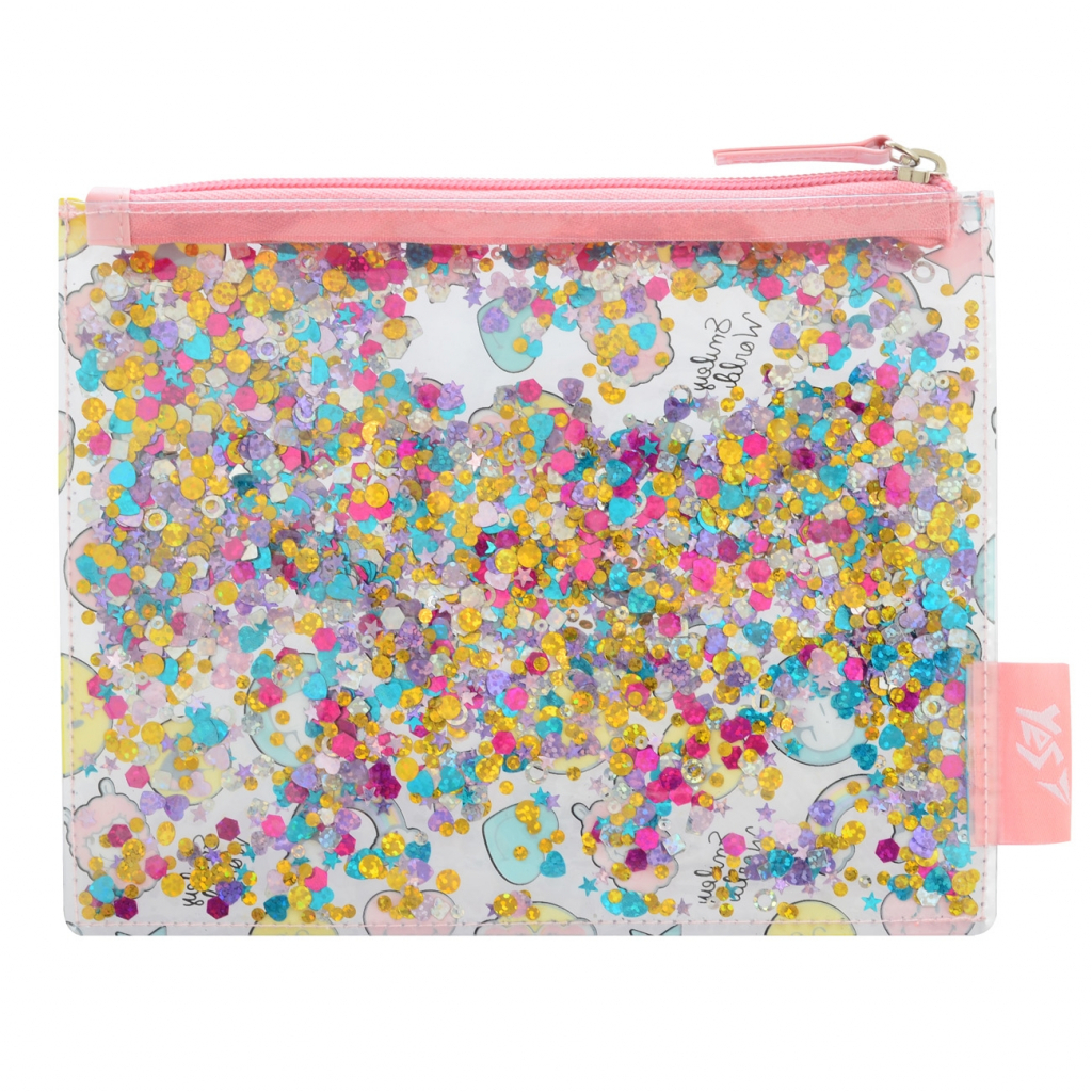 Пенал Yes Smile World з блискітками косметичка (532642) - зображення 2