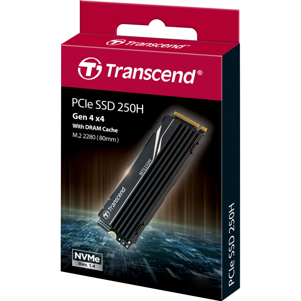 Накопичувач SSD M.2 2280 4TB Transcend (TS4TMTE250H) - зображення 3