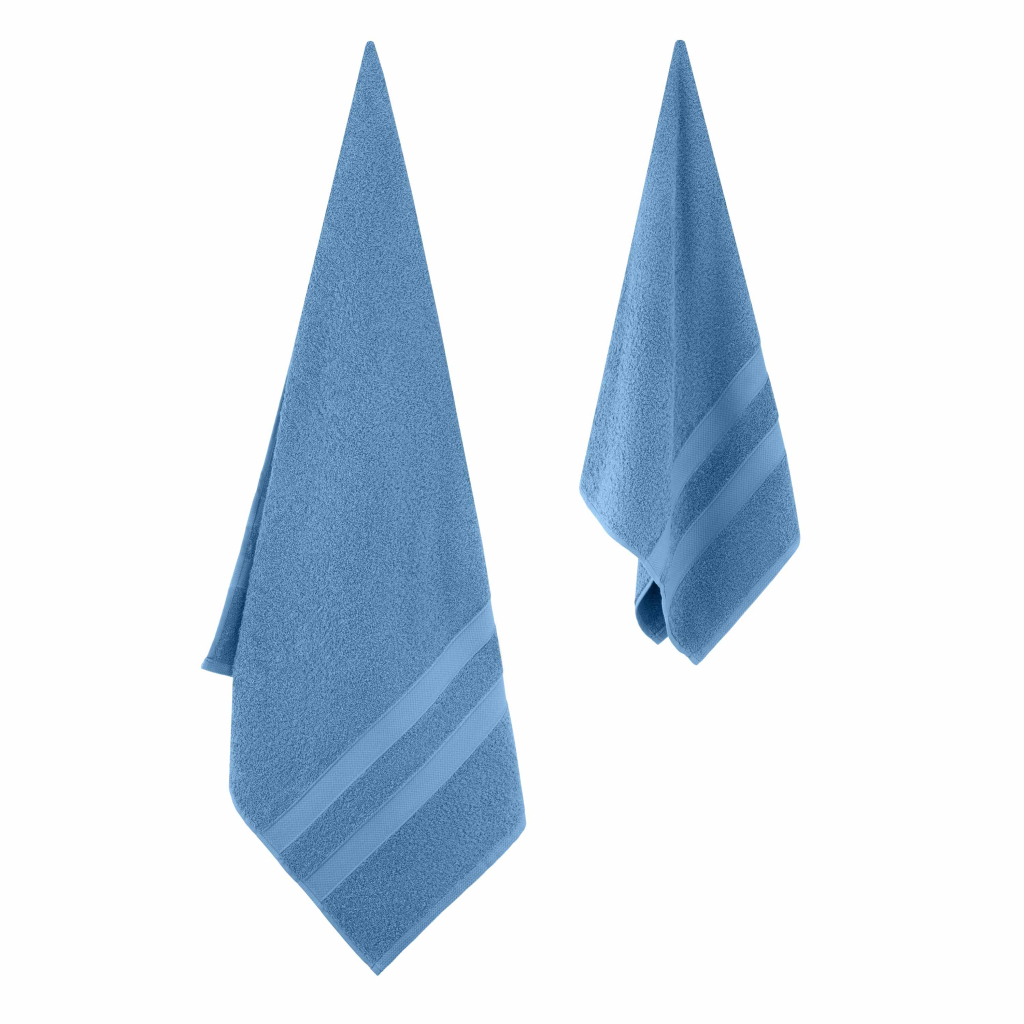 Рушник Ardesto набір махрових Splendid 50х90 см, 70х140 см, 2шт, 100% бавовна, блакитний (ART2359BL) - изображение 5