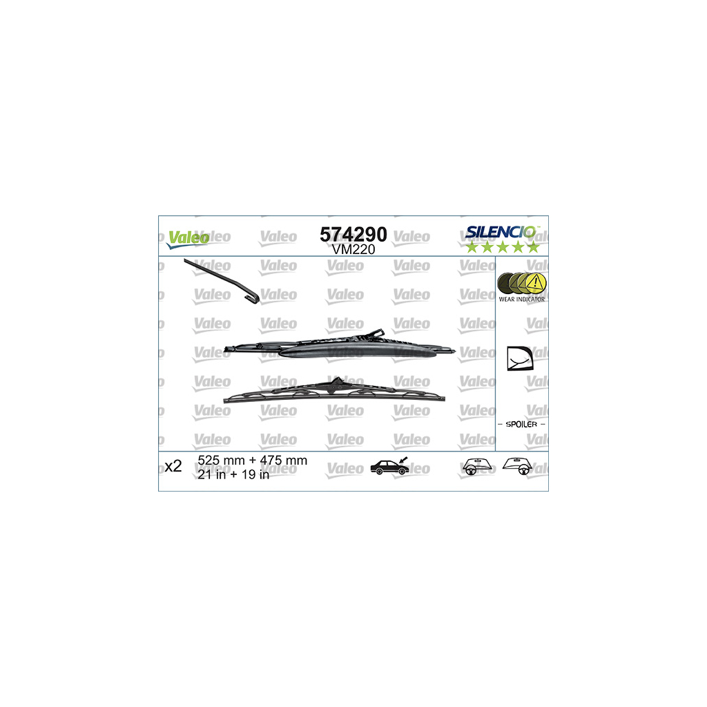 Щітка склоочисника Valeo 574290 - зображення 1