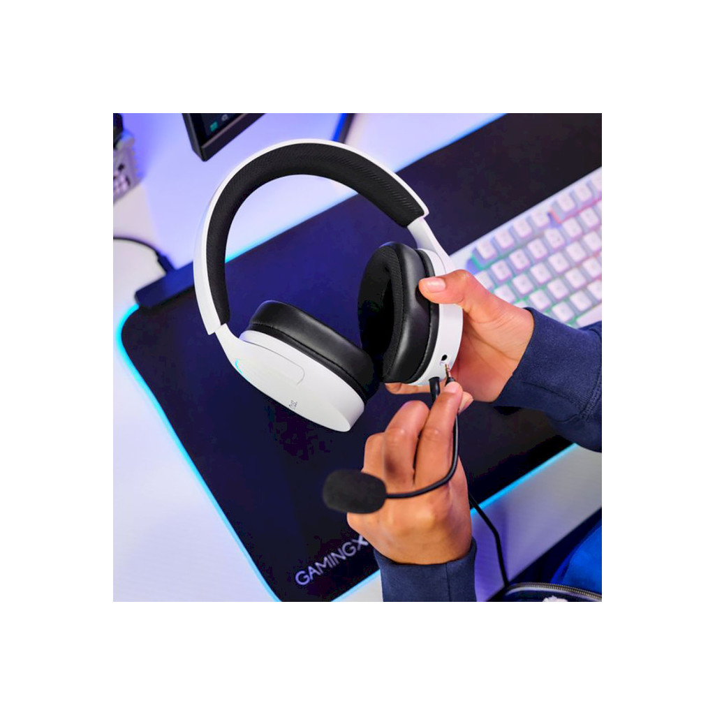 Навушники Trust GXT 490 Fayzo 7.1 USB-A White (25302) - зображення 9