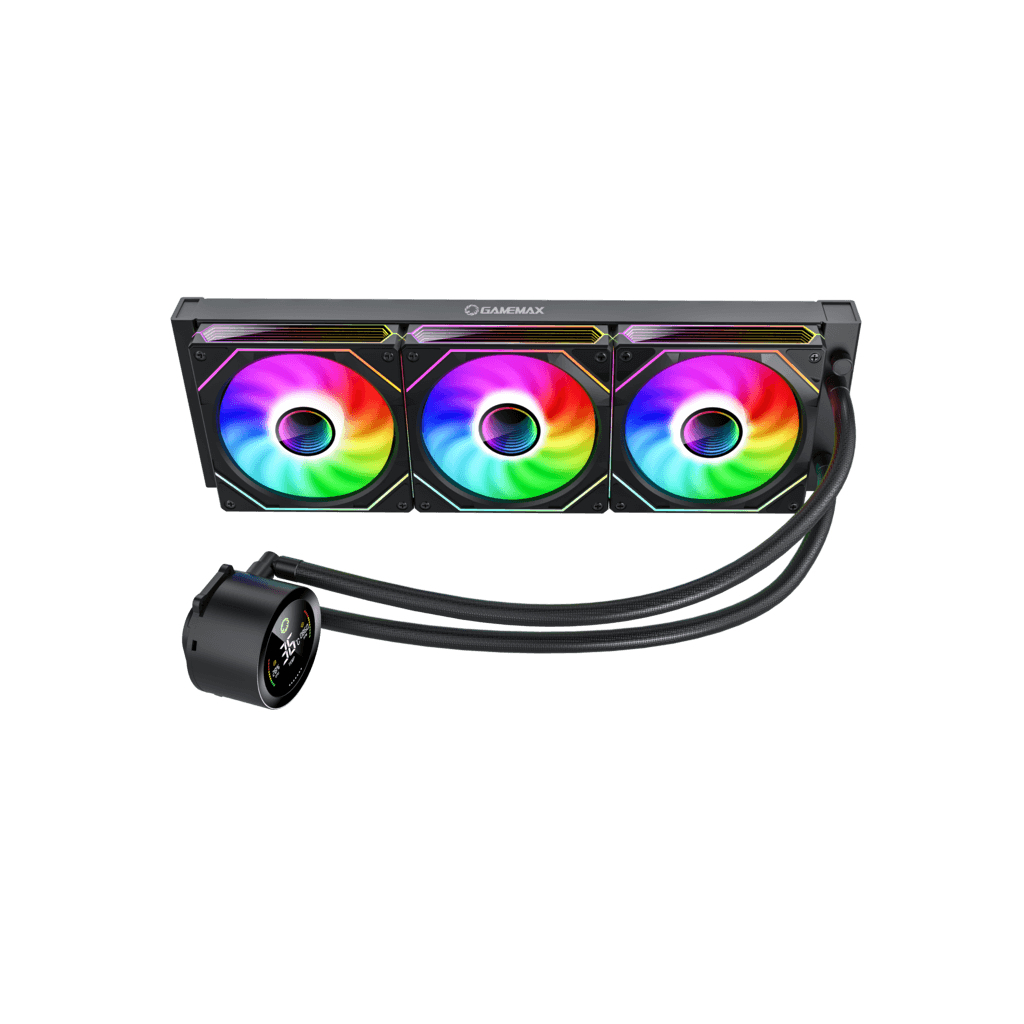 Система рідинного охолодження Gamemax IceBurg 360 Digital BK - зображення 1
