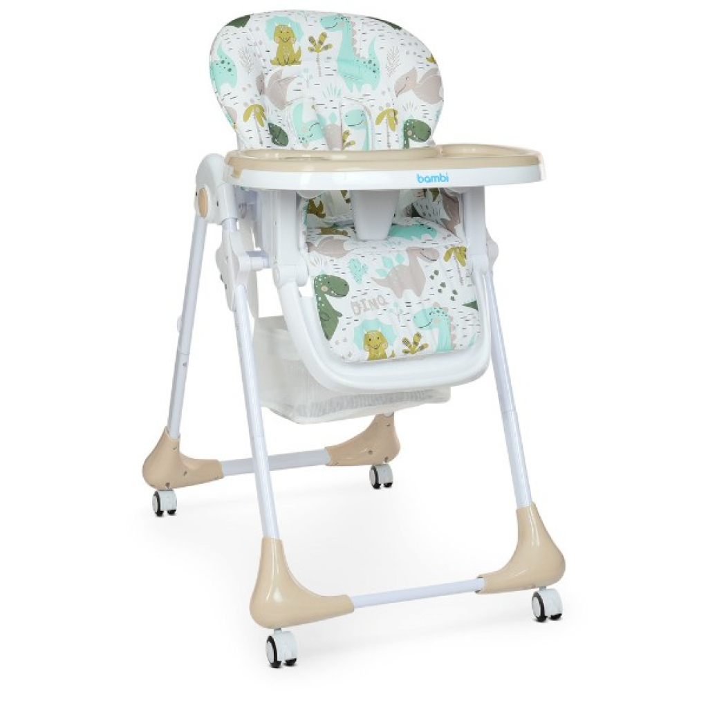 Стілець для годування Bambi M 3233 dino beige - зображення 1