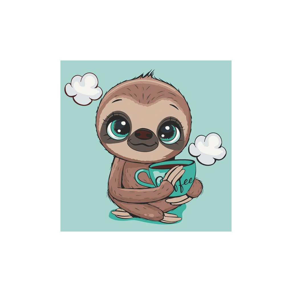 Картина по номерам ArtCraft Лінивець 30х30 см (15084-AC) - зображення 1