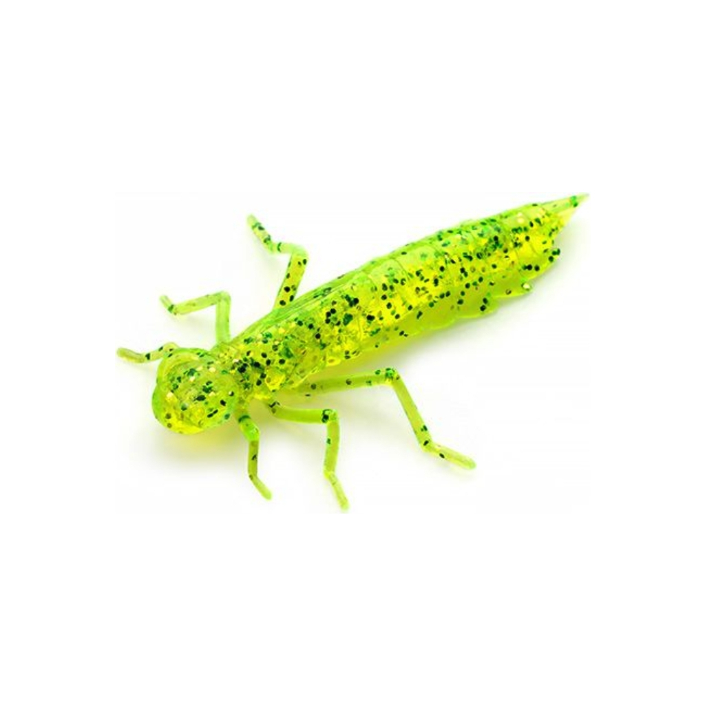 Силікон рибальський FishUP Dragonfly 1.7" 026 - Flo Chartreuse/Green (8шт/уп) (1864.04.90) - зображення 1