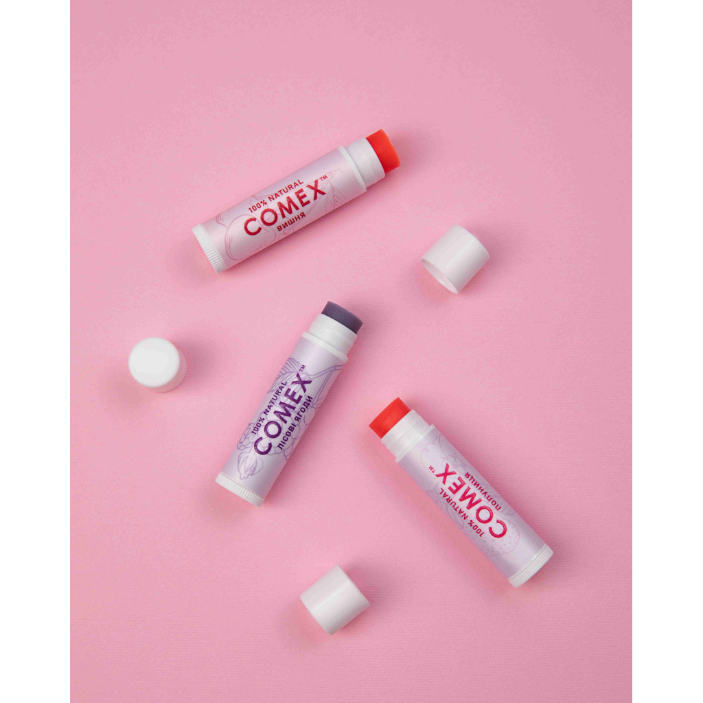 Бальзам для губ Comex Полуниця 5 г (4820230951509) - изображение 2