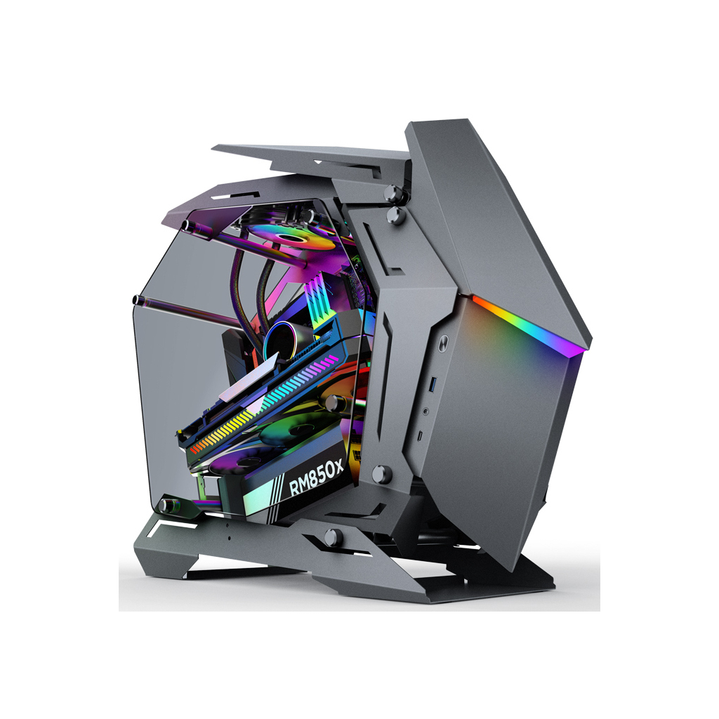 Корпус JONSBO MOD-3 mini Gray - зображення 1