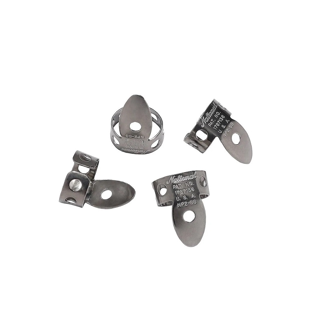 Медіатор D'Addario National Pick Variety Pack - Finger and Thumb Picks 6 Pack Stainless Steel (NP2SS7T8W-06) - зображення 4