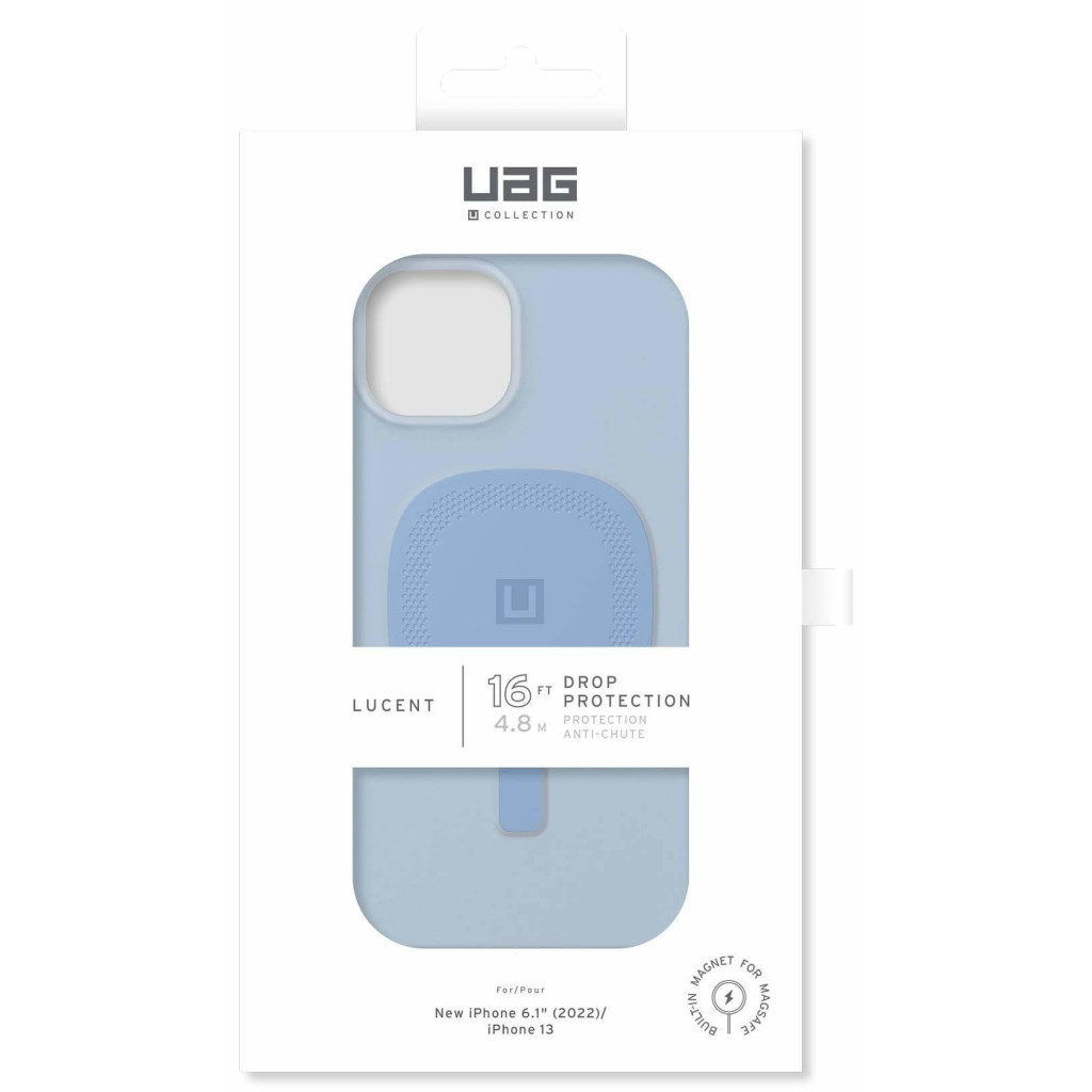 Чохол до мобільного телефона UAG [U] Apple iPhone 14 Lucent 2.0 Magsafe, Cerulean (114076315858) - зображення 9