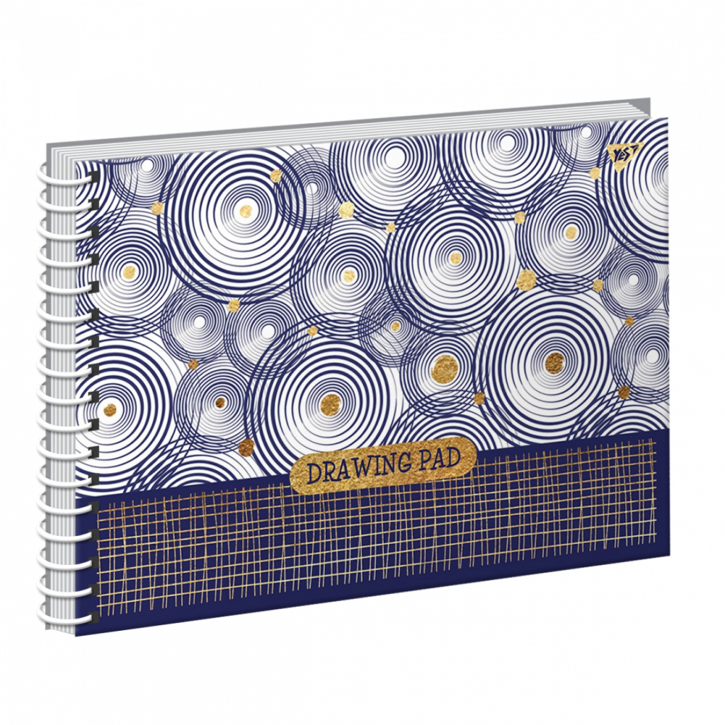 Альбом для малювання Yes А4 Indigo на спіралі, 20 аркушів (130479) - зображення 3