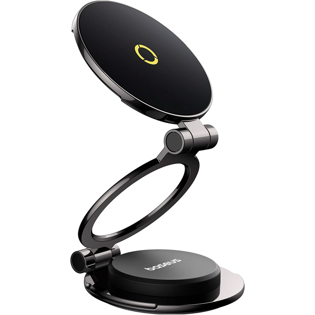 Універсальний автотримач Baseus MagPro Series II Magnetic Car Mount Stick-on Version Cosmic Black (C40172900121-00) - зображення 3