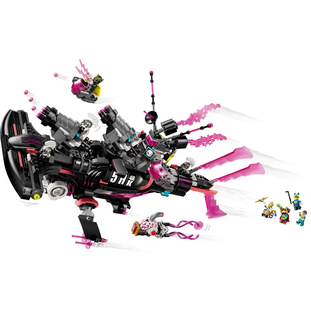 Конструктор LEGO DREAMZzz Жахливий підводний човен «Акула» (71500) - зображення 4