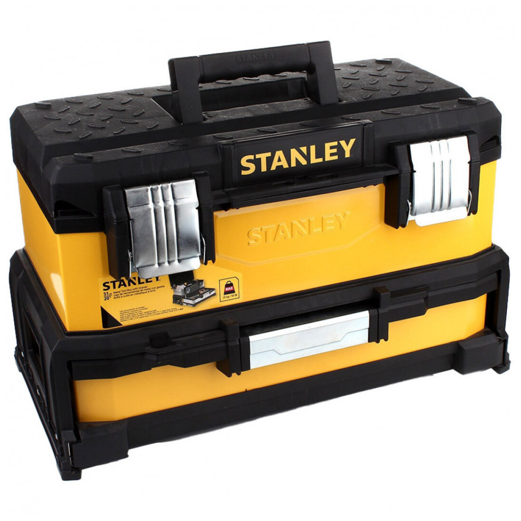 Ящик для інструментів Stanley 20", 545x280x335 мм, професійний металопластмасовий (1-95-829) - зображення 1
