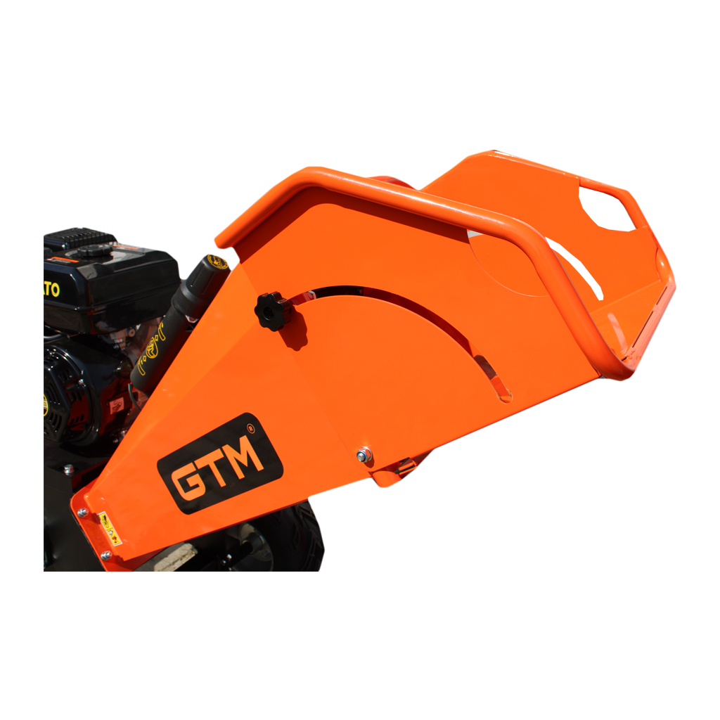 Садовий подрібнювач GTM бензиновий GS15002 15к.с., діам.гілок до 12см, барабан (GS15002) - зображення 4