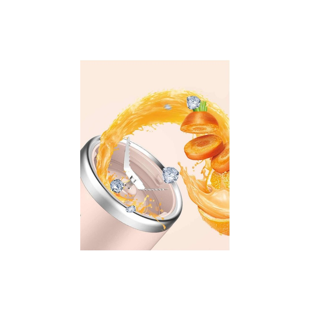 Блендер Deerma DEM-NU05 Pink - зображення 4