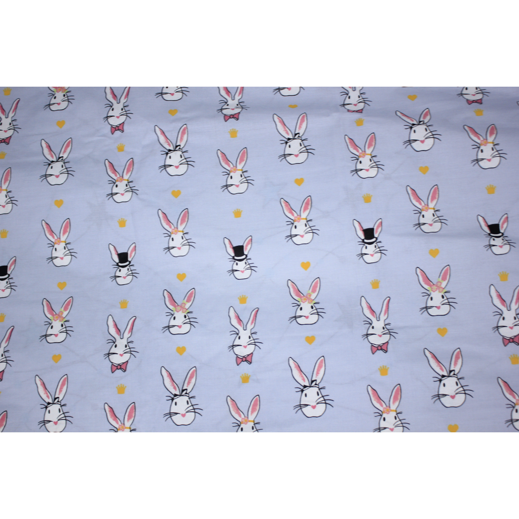 Постільна білизна MirSon Бязь Ranforce Elite 17-0527 Bunnies Сімейний 160x220 (2200004733067) - зображення 3