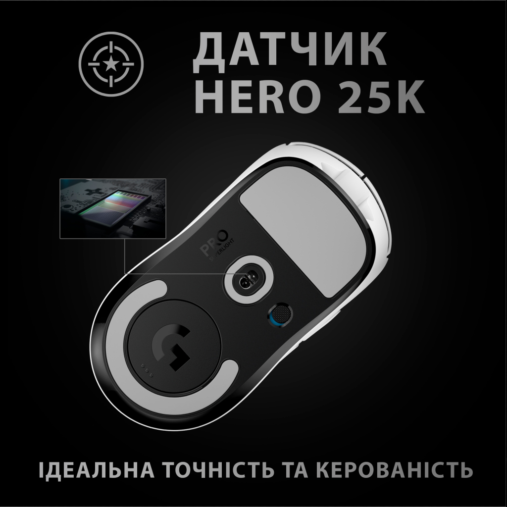Мишка Logitech G Pro X Superlight Wireless White (910-005942) - зображення 5