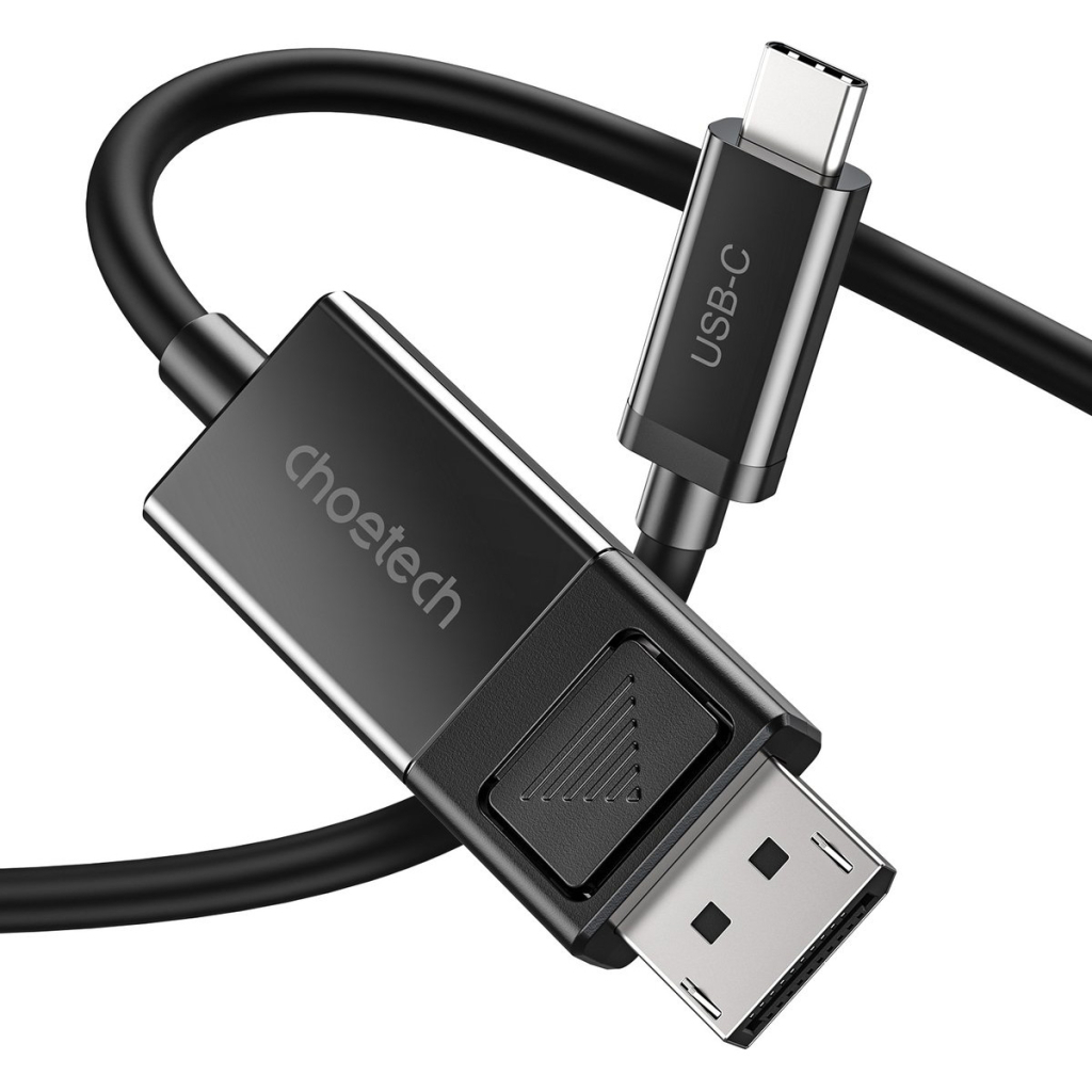 Кабель мультимедійний USB 3.1 Type-C to DisplayPort 1.8m V1.4 Thunderbolt 3 4K60Hz PVC Choetech (XCP-1803) - зображення 2