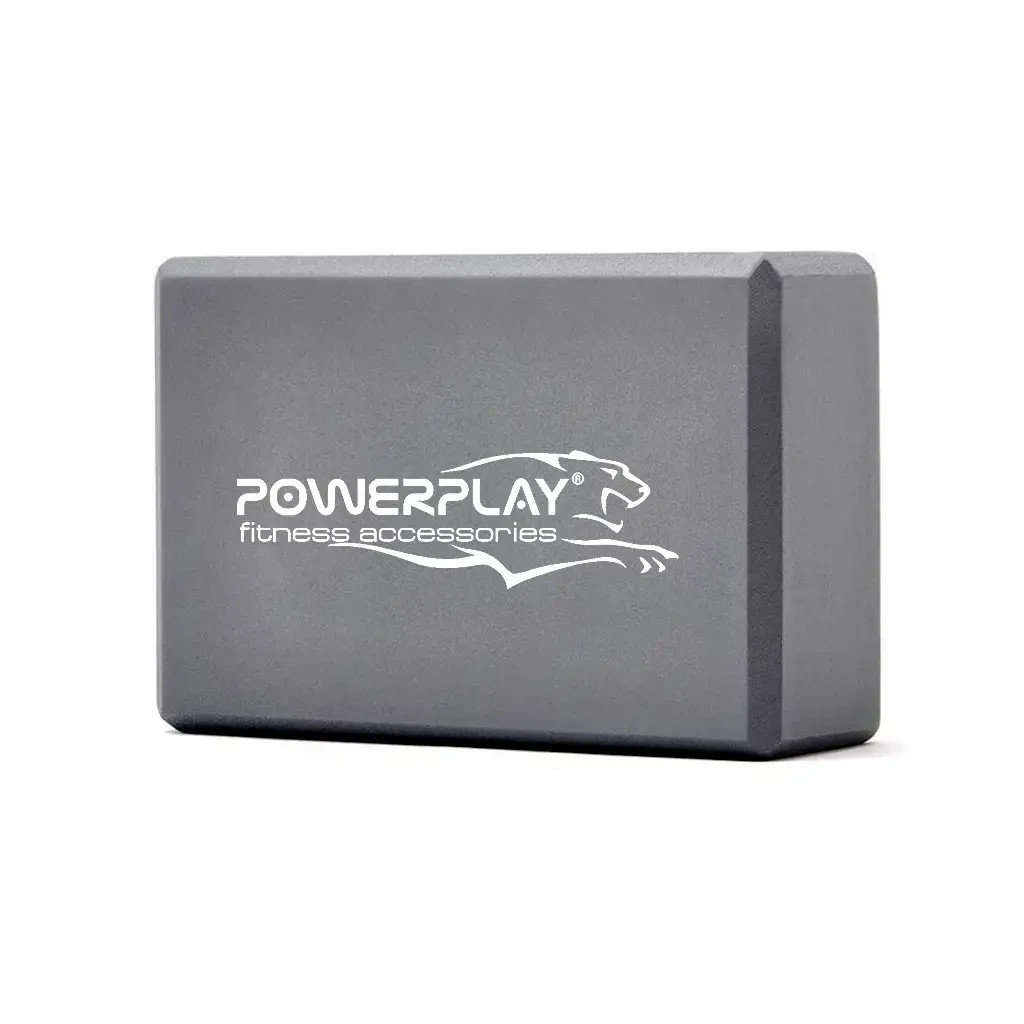 Блок для йоги PowerPlay Yoga Brick Сірий (PP_4006_Grey_Yoga_Brick) - зображення 2