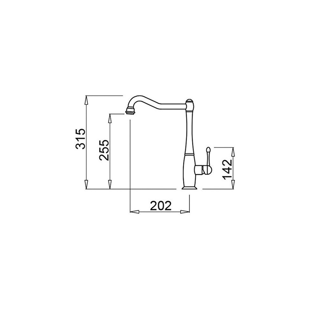 Змішувач Elleci Queen avena 51 - зображення 2