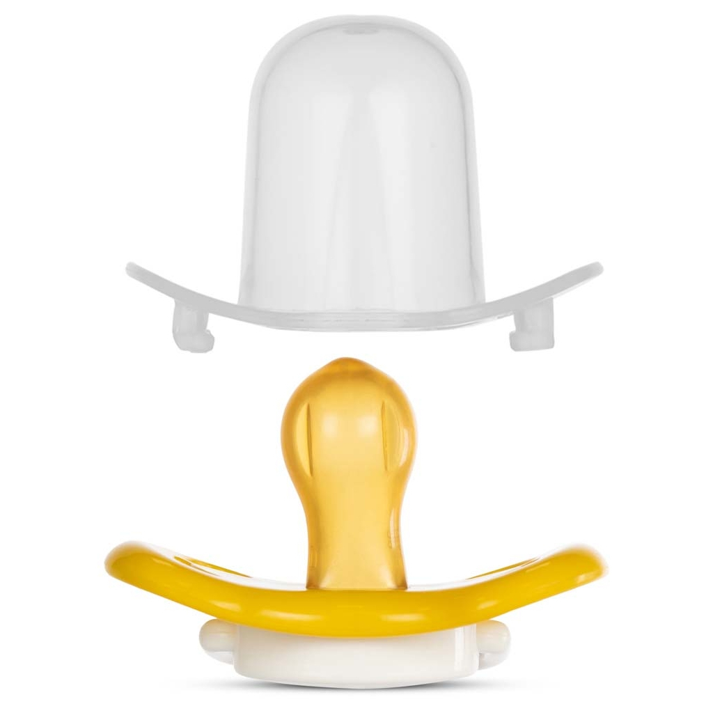 Пустушка Baboo латексна Marine, 0+ міс (жовта) (5-044) - зображення 3